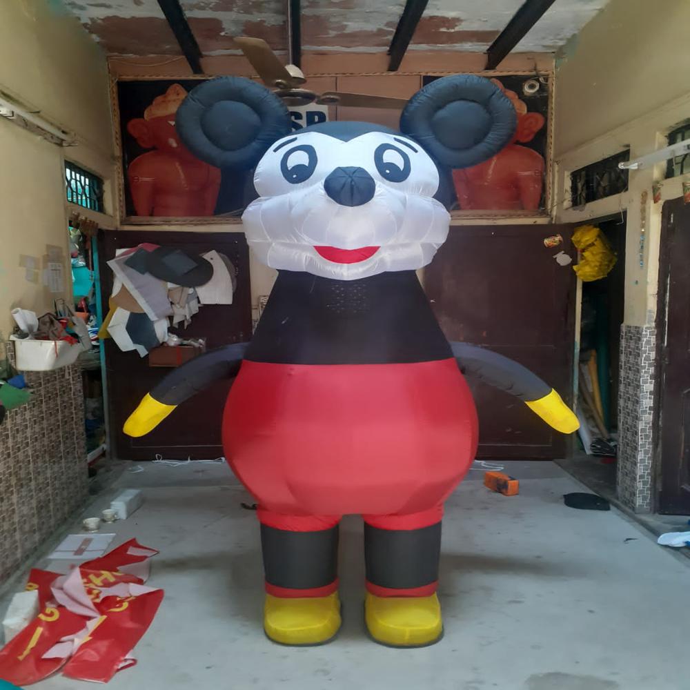 Inflated Advertising Balloon