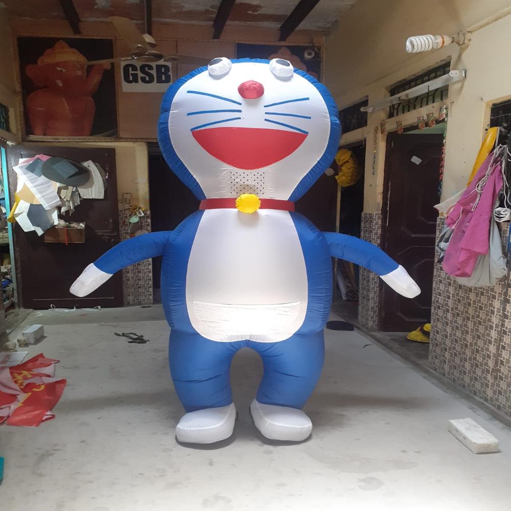 Inflated Advertising Balloon