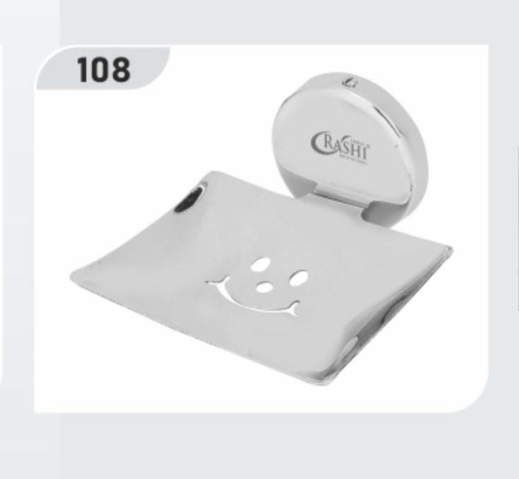 Smiley Concealed Soap Dish - Color: Silver