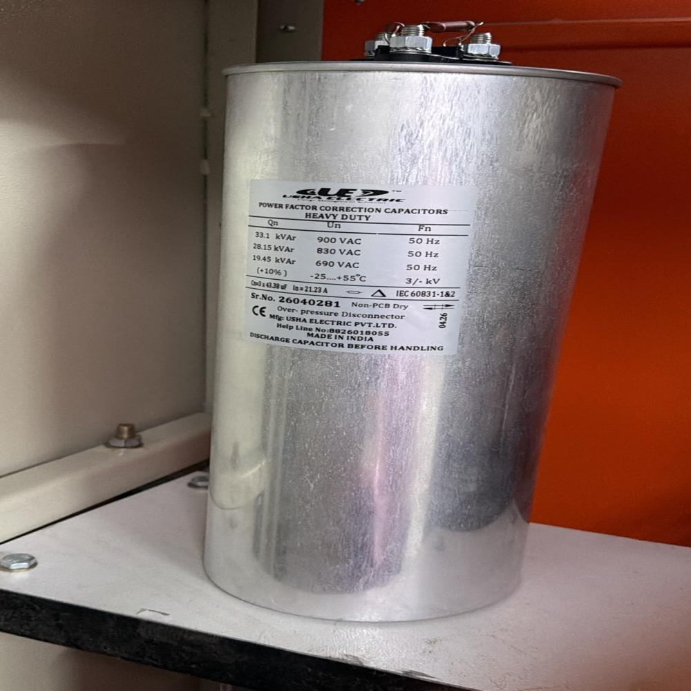 Usha Electric Make 150 Kvar 750 Volt Thyristor Based APFC Panel With Copper Wound Reactor