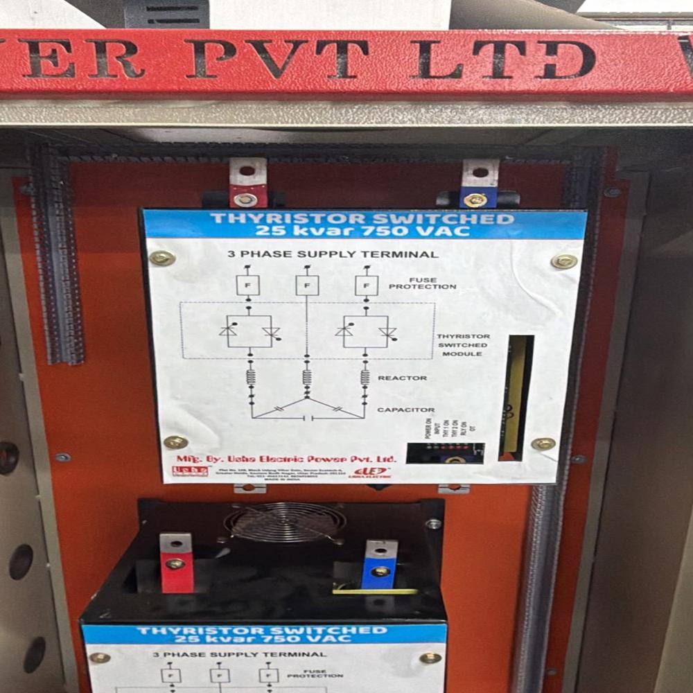 Usha Electric Make 150 Kvar 750 Volt Thyristor Based APFC Panel With Copper Wound Reactor