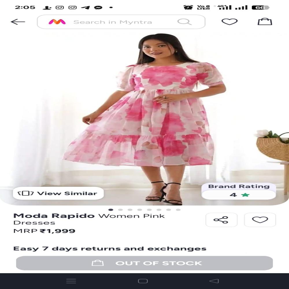 GIRLS FANCY 1 PCS PARTY WEAR