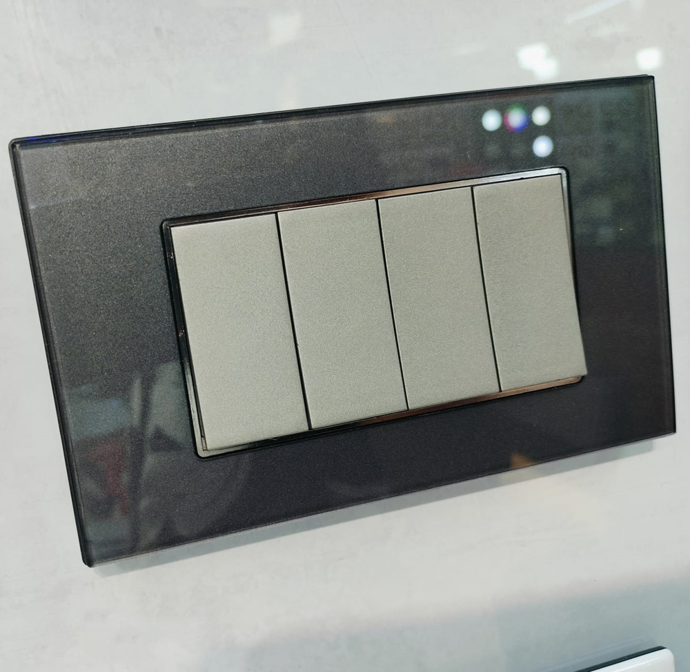 Vinayak Modular Glass Switch Plates