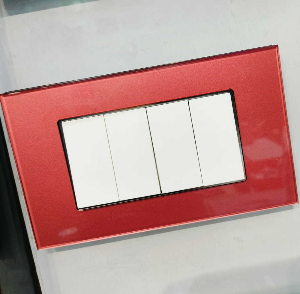 Vinayak Modular Glass Switch Plates