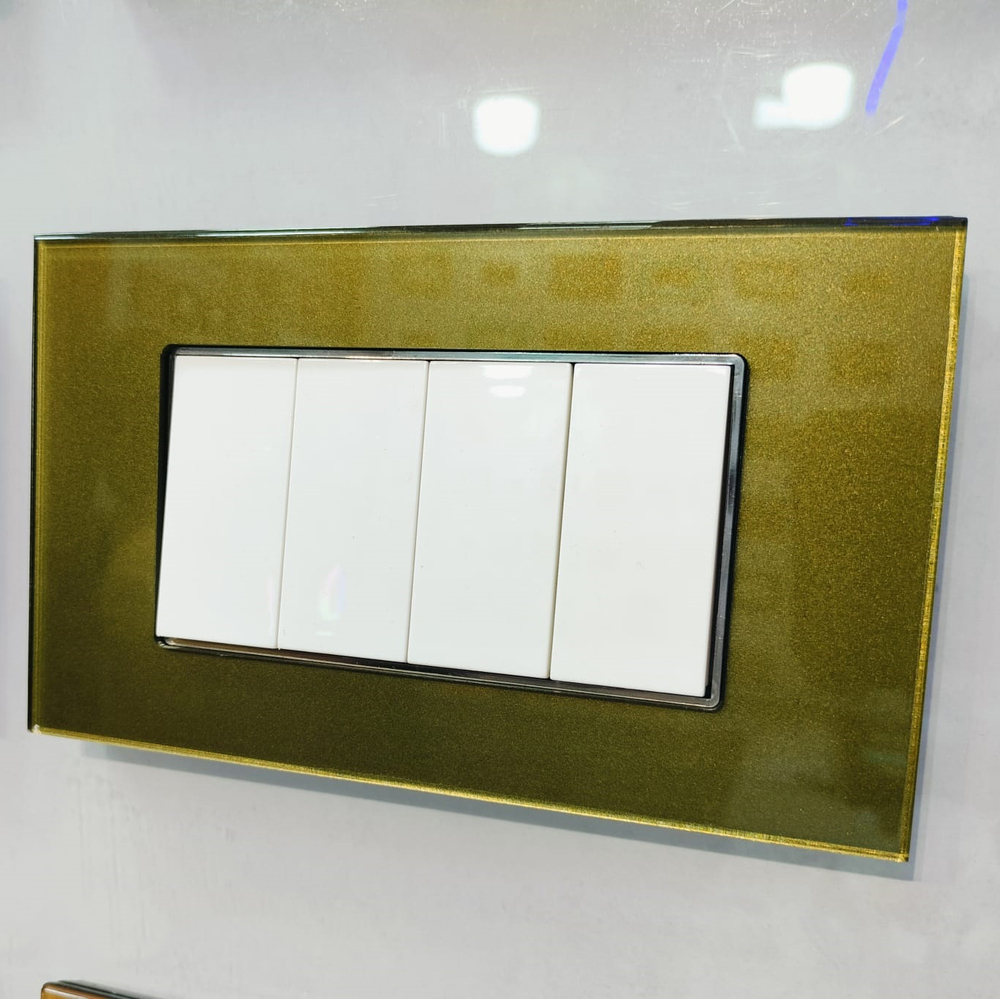 Vinayak Modular Glass Switch Plates