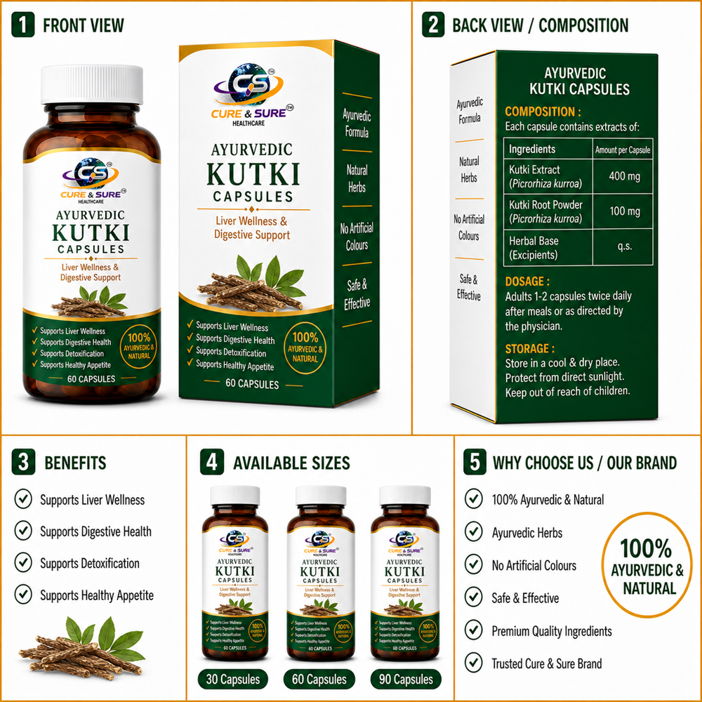 Ayurvedic Kutki Capsules Third Party Manufacturing