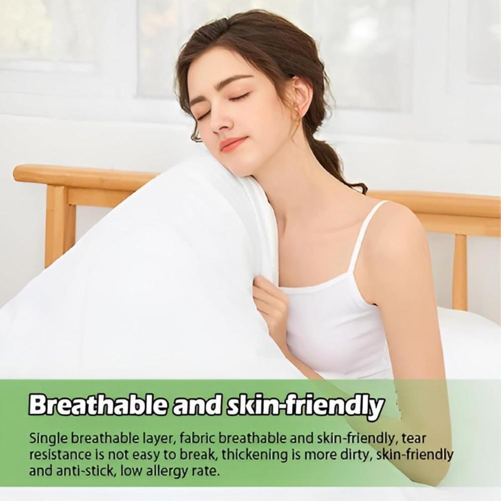 Disposable Bed Sheet & Pillow Cover Set Hygienic Non-Woven Travel Bedding Kit
