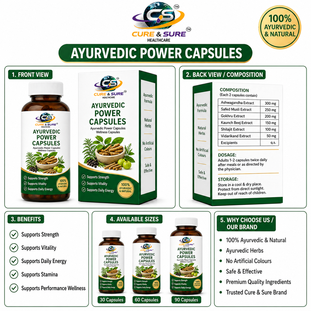 Ayurvedic Power Capsules Third Party Manufacturing