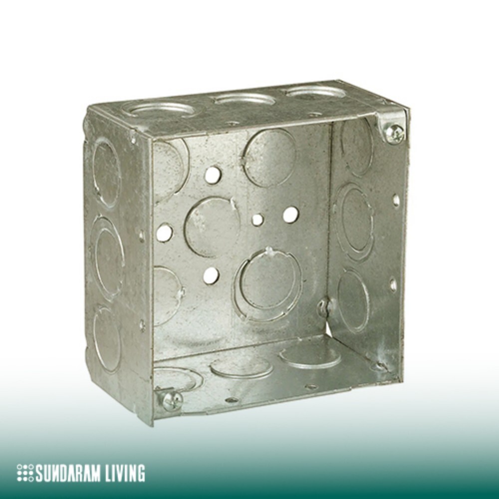 Metal Junction Box - Color: Silver