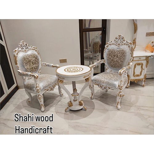Royal Empress Conversation Set-Hand-Carved Teak Wood Luxury Seating Collection