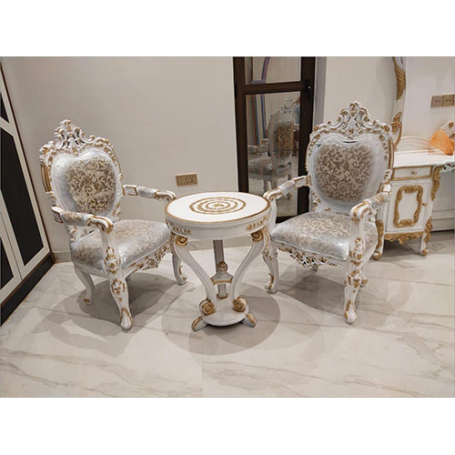 Royal Empress Conversation Set-Hand-Carved Teak Wood Luxury Seating Collection