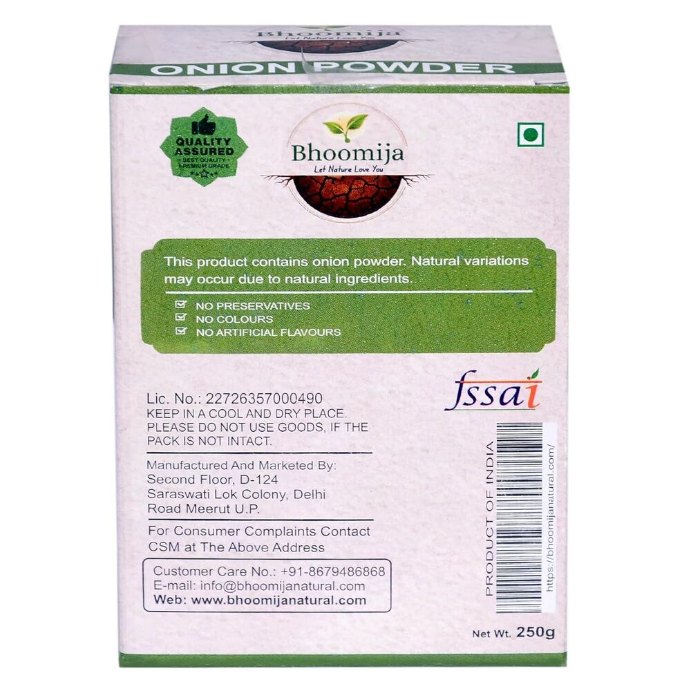 Bhoomija Natural Onion Powder (250 GM)