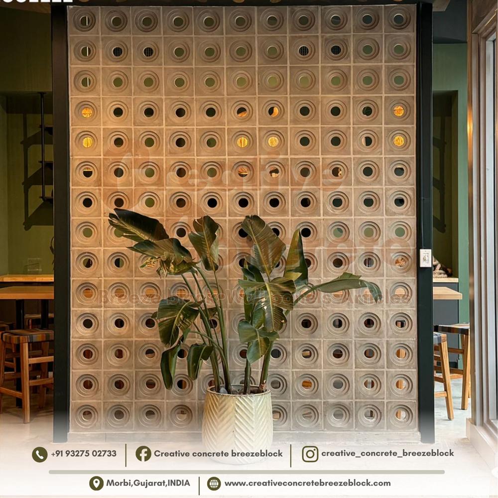 Field Round Breeze Block - Application: Residential