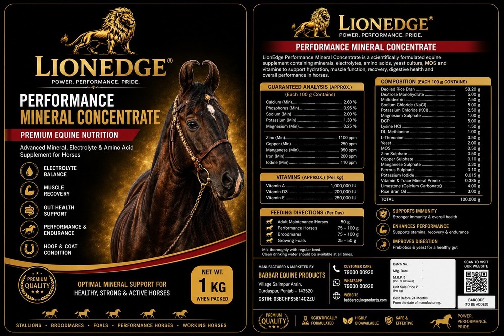Lionedge Horse Feed Supliment