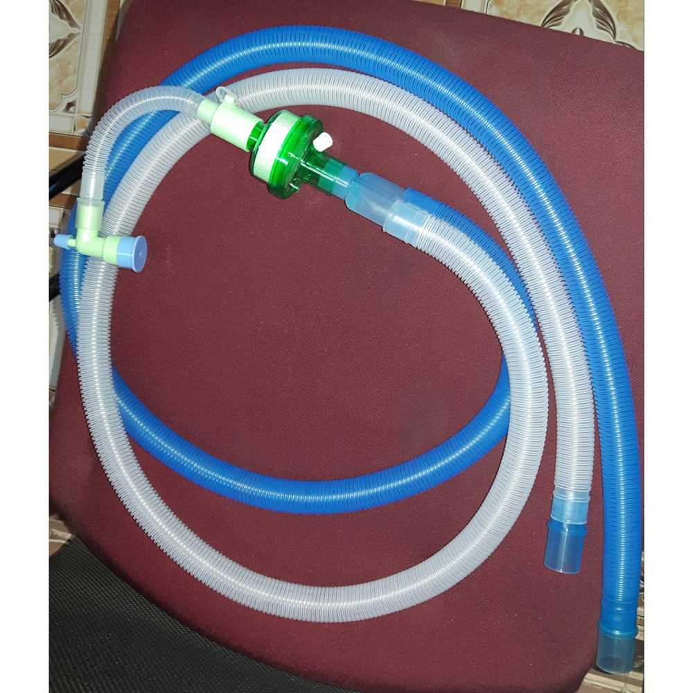 Disposable Adult 2 Limb Breathing Circuit with HME & Bacteria Filter Catheter mount