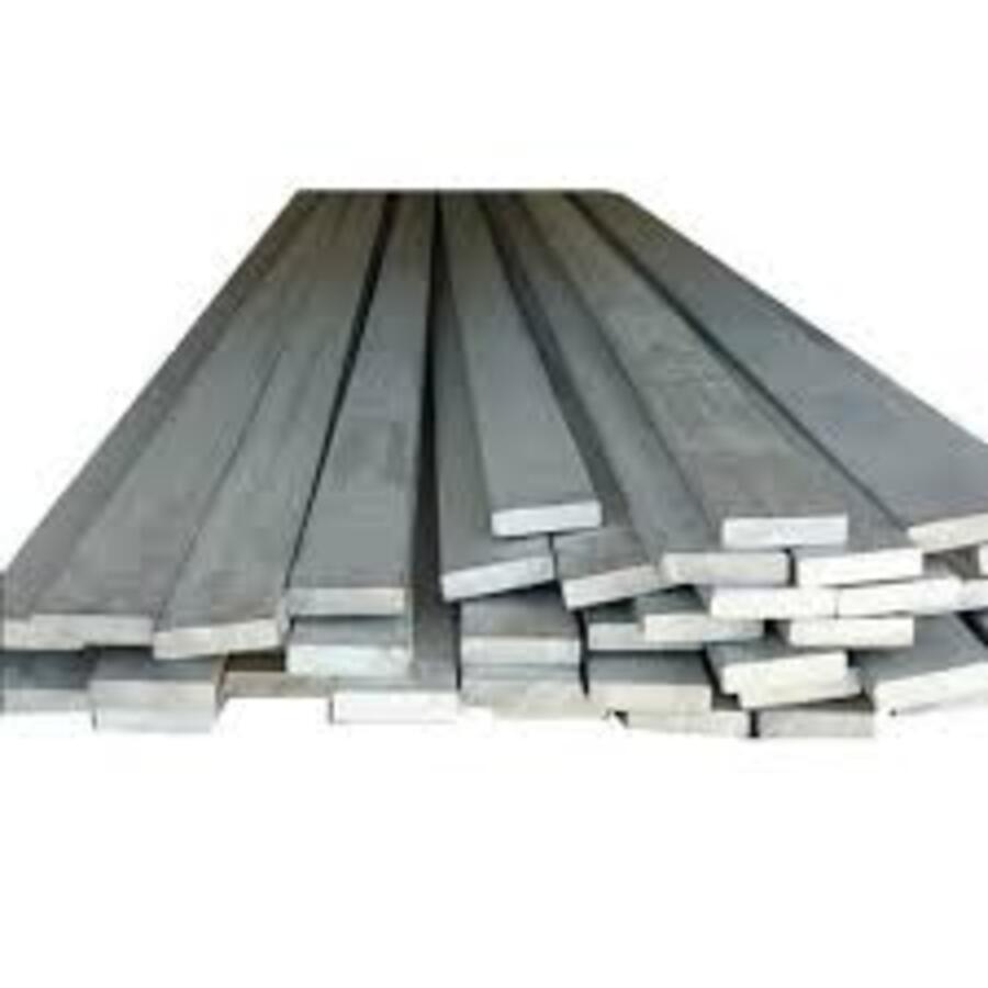 Mild Steel Flat Bar - 15 Mm Thick, Polished Silver Finish | Exceptional Weldability & Machinability For Heavy-duty Applications