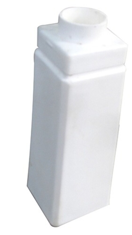 Hdpe Plastic Powder Bottle - Color: White