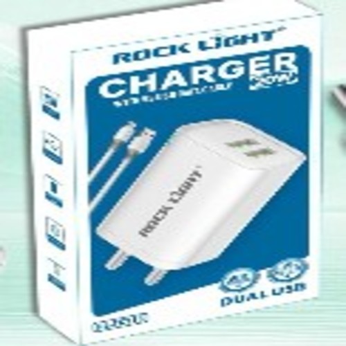 ROCK LIGHT RL-TC716 MOBILE CHARGER WITH V8 USB DATA CABLE