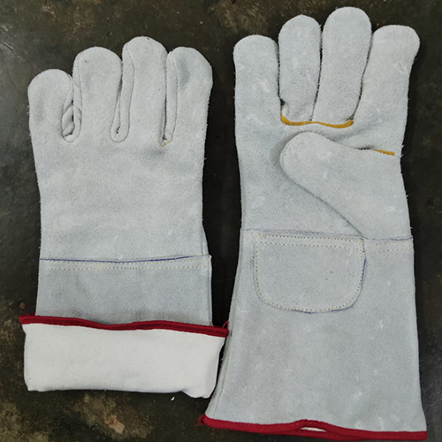 Leather Canvas Hand Gloves