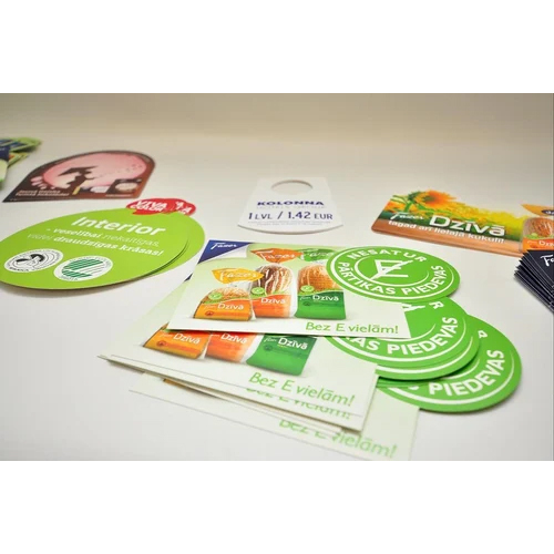 Digital Sticker Printing Services - Vinyl & Paper, Customizable Sizes, Full Color Finishes In Gloss & Matte For Product Labeling & Branding