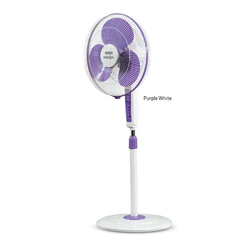 Maxx Air Purple White Pedestal Fan