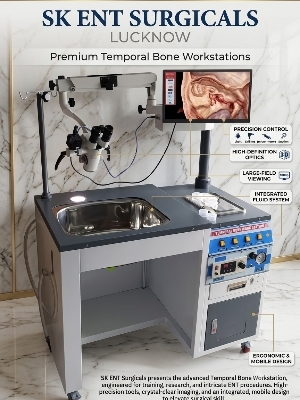 SK SURGICALS TEMPORAL BONE WORK STATION