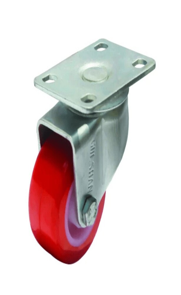 Swivel Pu Wheel Caster - Hole Size: Approx. 12Mm