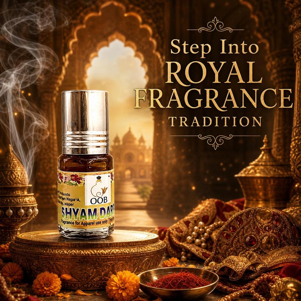 OOB Shyam Darbar Traditional Indian Attar Pack of 18 Vials (2.5ml Each)