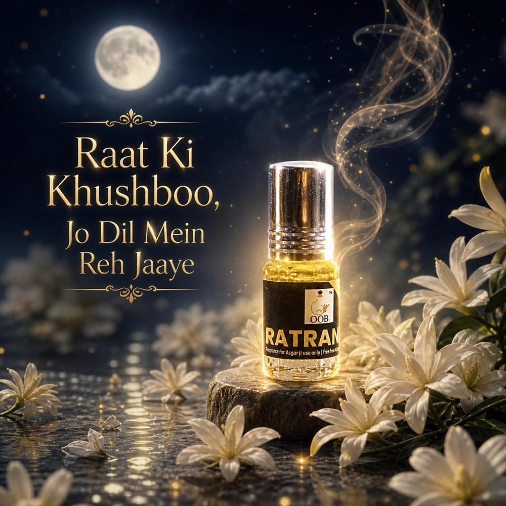 OOB Ratrani Attar Roll-On 2.5 ml X 18 pcs