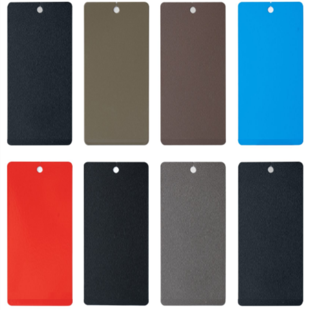 Basecoat powder coating