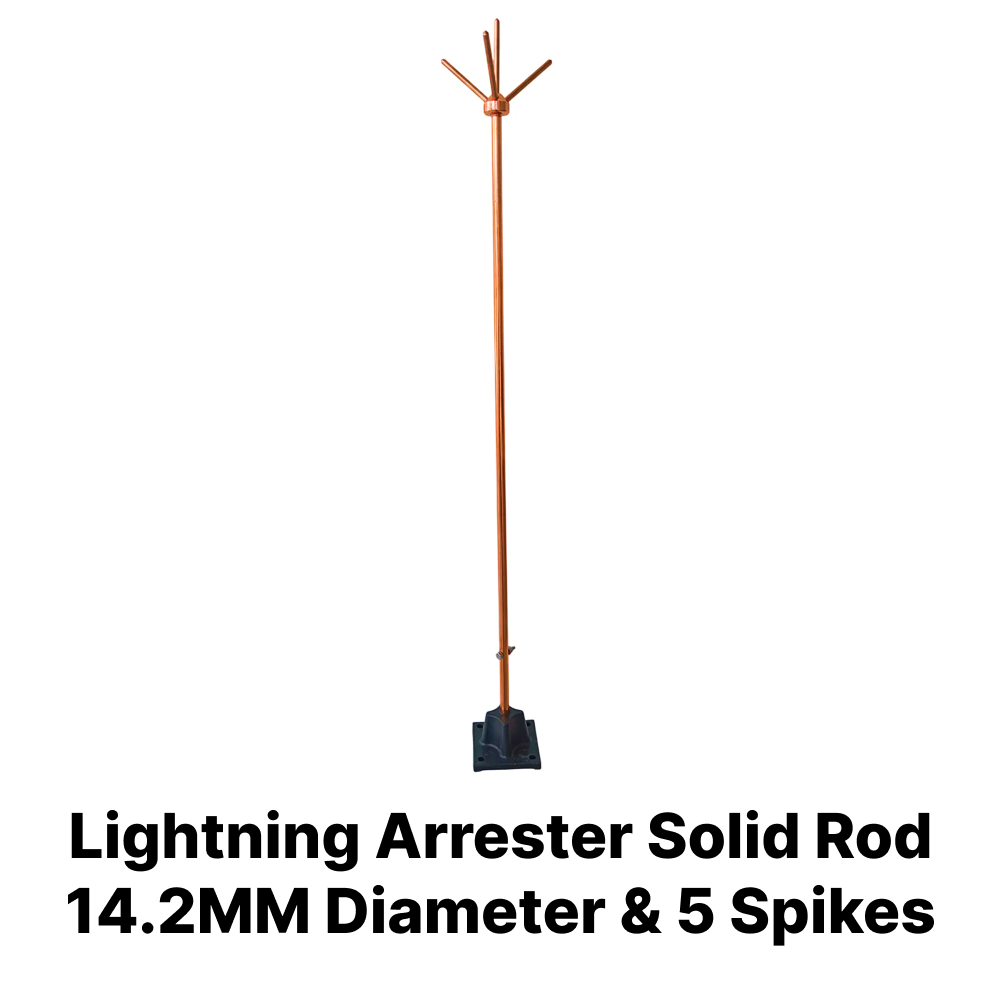 Earthing Kit Multi Spike (1 Mtr) - Color: Reddish-brown