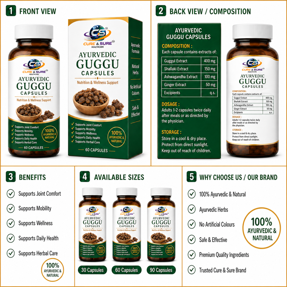 Ayurvedic Gugu Capsules Third Party Manufacturing