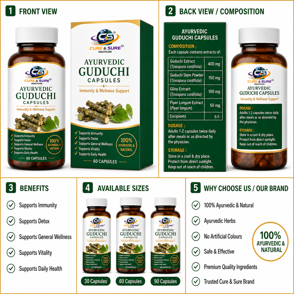 Ayurvedic Guduchi Capsules Third Party Manufacturing