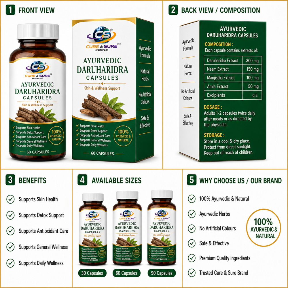 Ayurvedic Daruharidra Th1rd Party Manufacturing