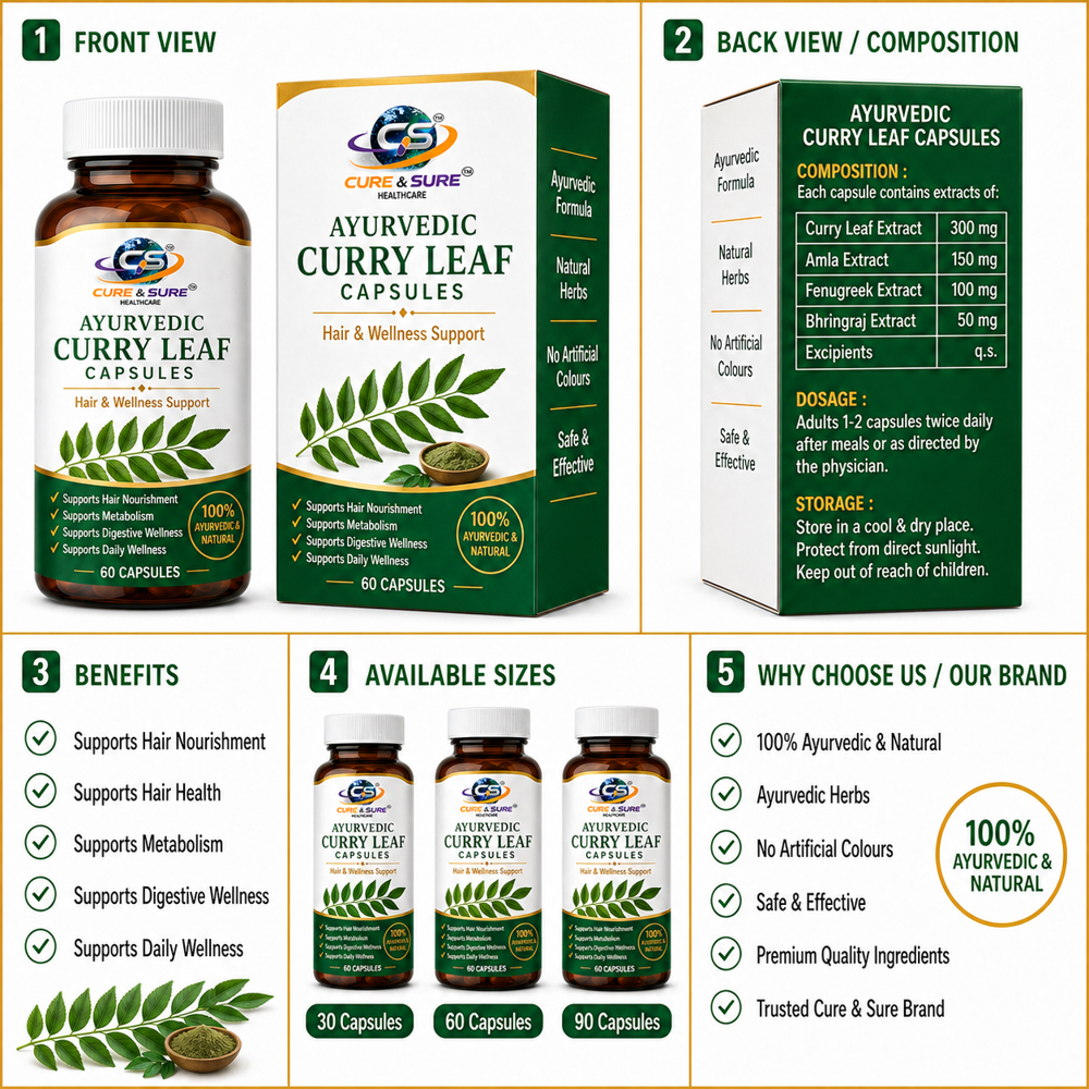 Ayurvedic Curry Leaf Third Party Manufacturing
