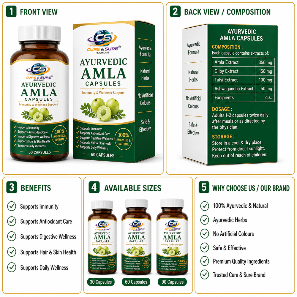 Ayurvedic Amla Capsules Third Party Manufacturing