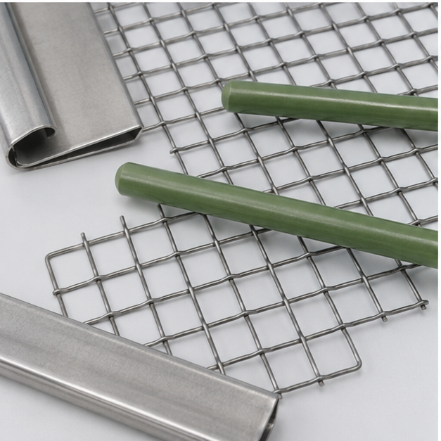 Ultrasonic Screening Mesh - Color: Silver