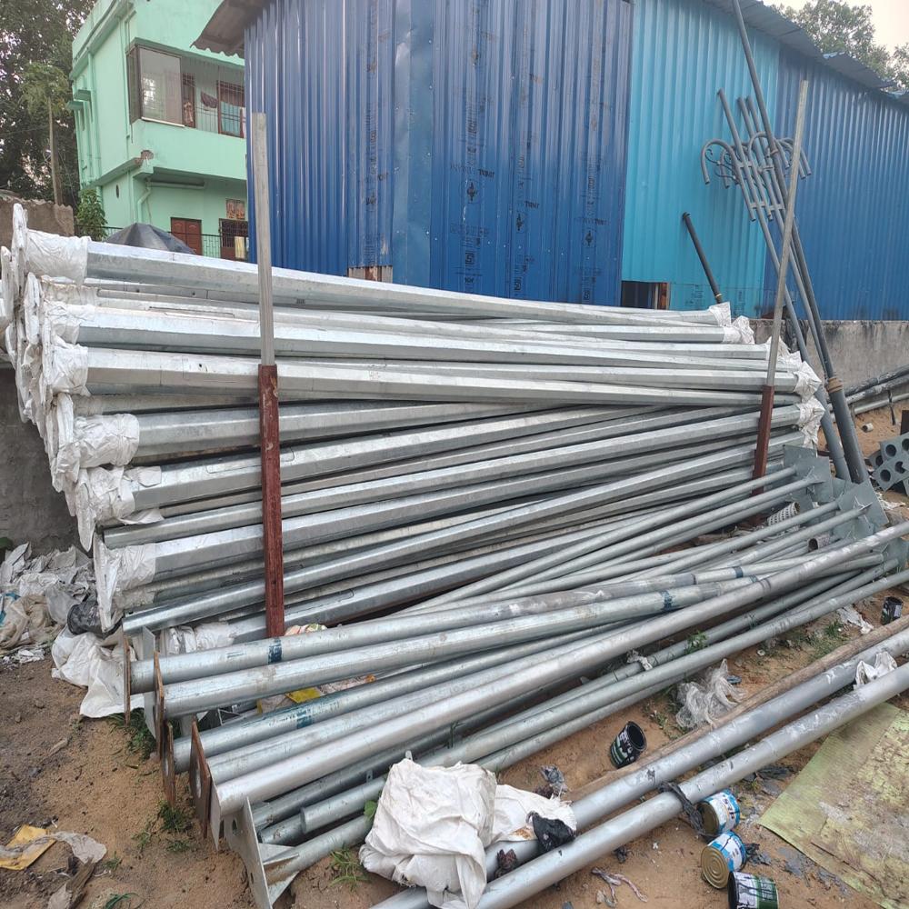 Galvanized Pole - Application: Popular Across Utility