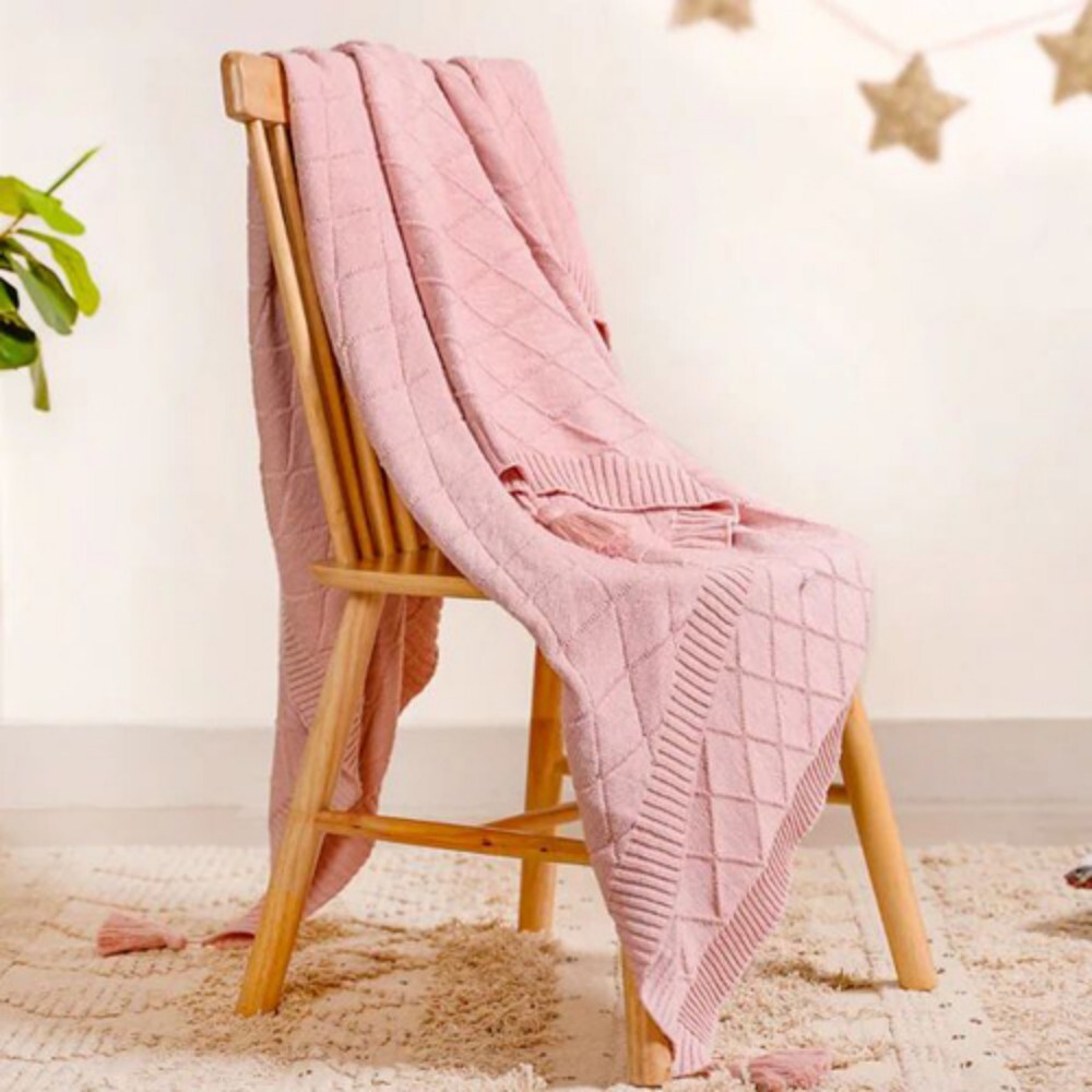 hand Knitting Throw