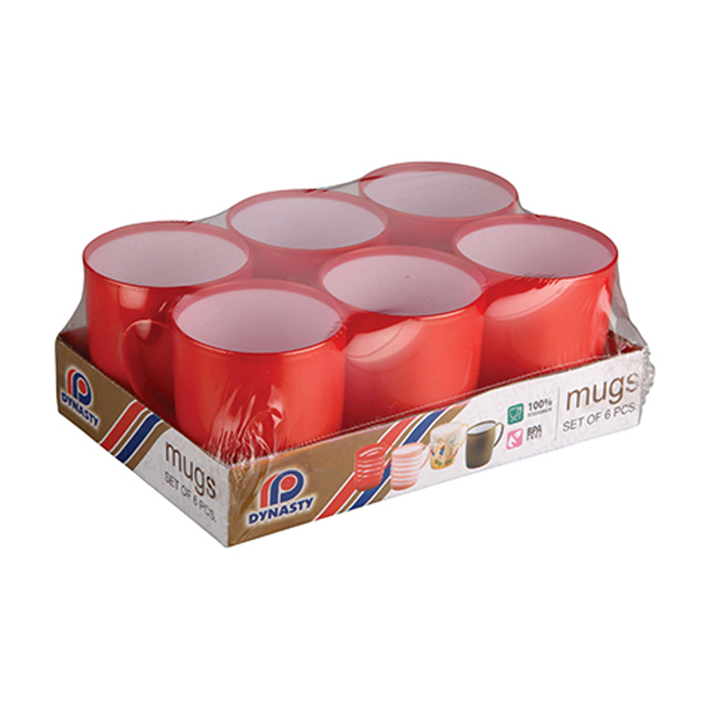 Good Day Coffee Mug 6 Pcs Pack With Tray