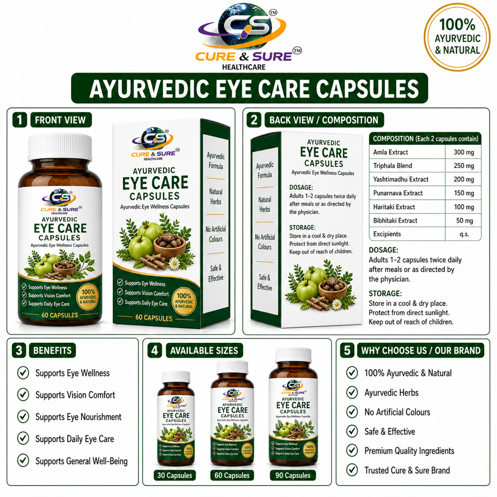 Ayurvedic Eye Care Capsules Third Party Manufacturing