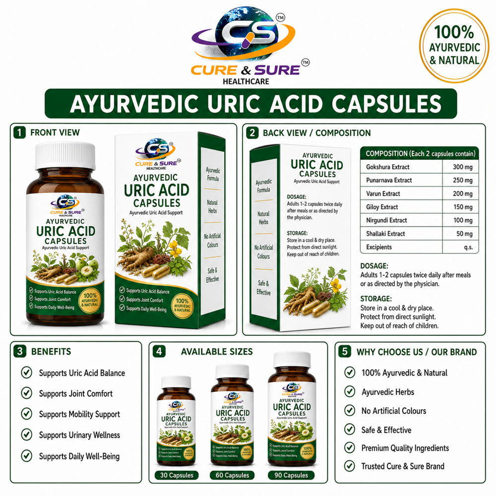 Ayurvedic Uric Acid Capsules Third Party Manufacturing