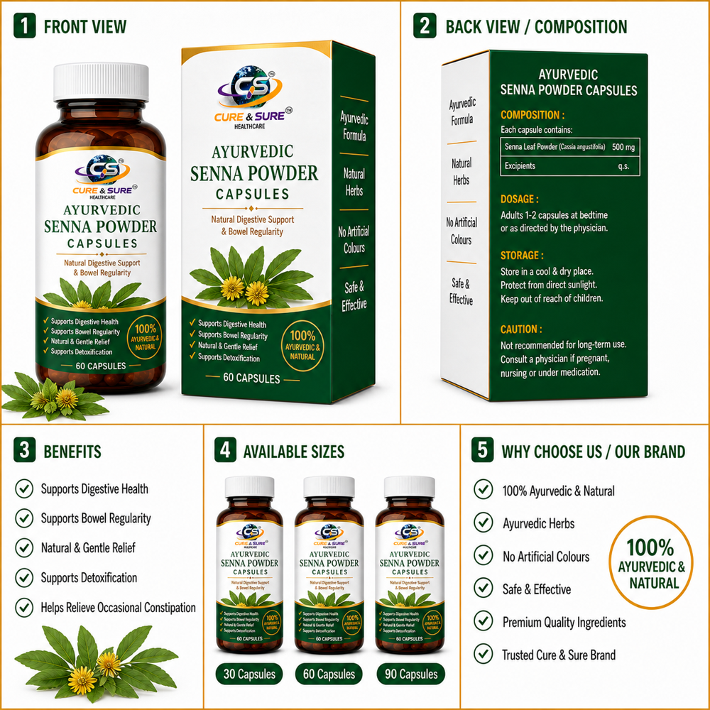 Ayurvedic Seena Powder Capsules Third Party Manufacturing