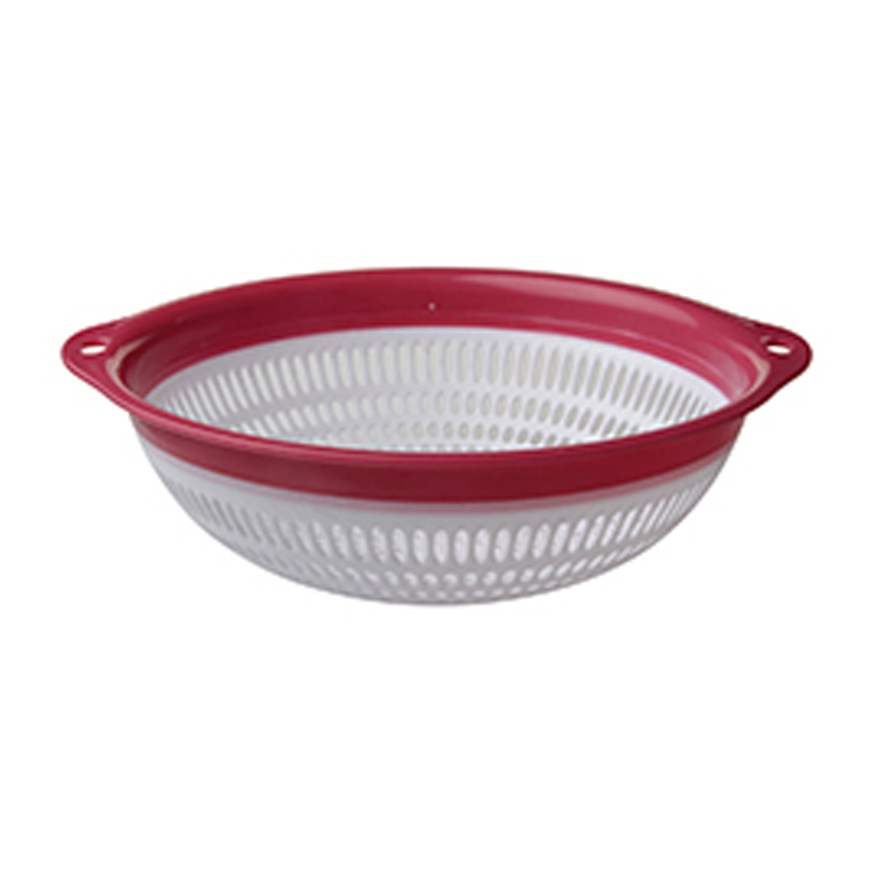 Big Plastic Colander With Colour Ring - Hardness: Rigid