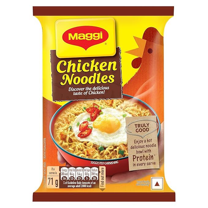 Maggi 2-Minute Chicken Instant Noodles with Great Taste & Aroma