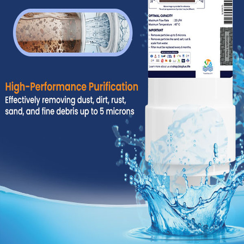 Bio+ Sediment 8*2.5 INCH Filter (White)