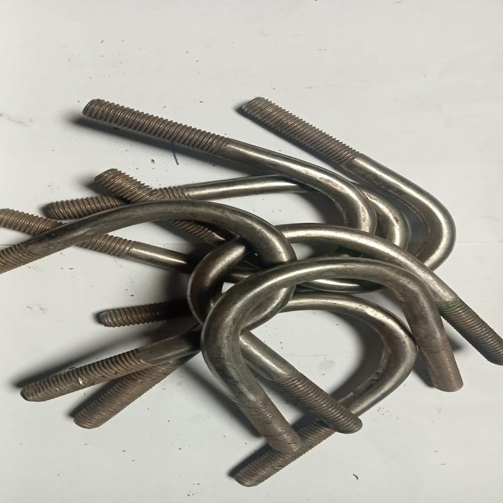 200NB x M20 SS304 U-Bolt Clamp With 2 Nut And 2 Washer