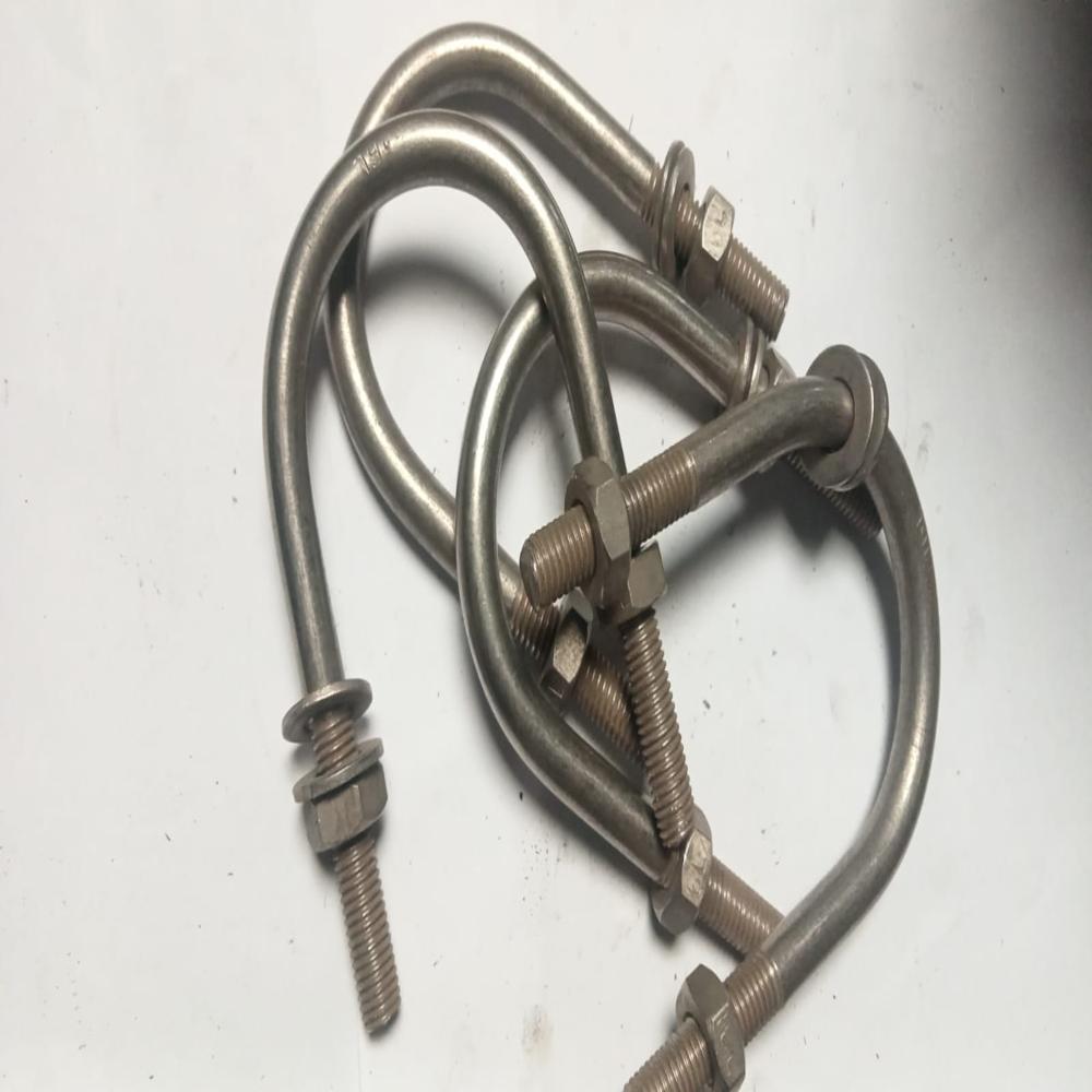100NB x M16 SS304 U-Bolt Clamp With 2 Nut And 2 Washer