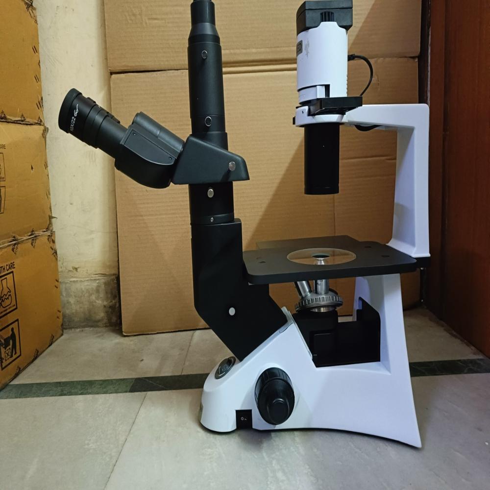 MAGNUS INVERTED TISSUE CULTURE TRINOCULAR MICROSCOPE MODEL INVI (LED)