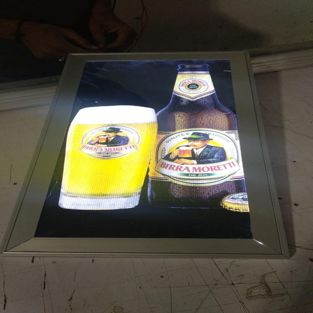 Backlit Fabric Box